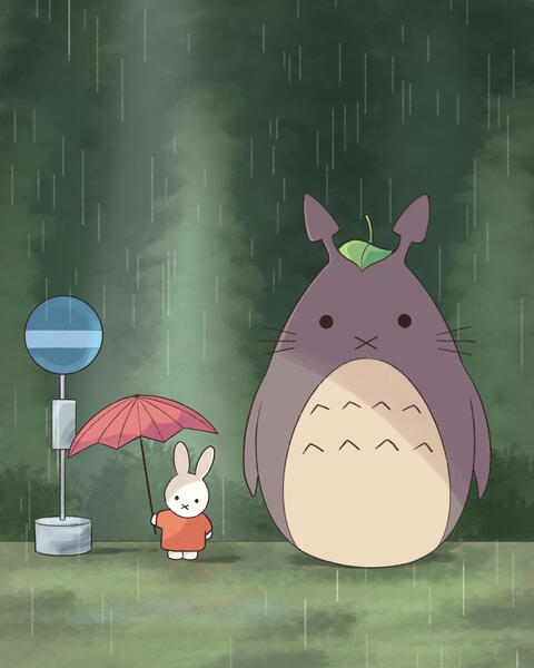 Miffy Totoro