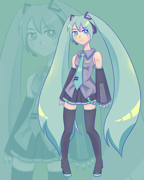 Miku Illustration